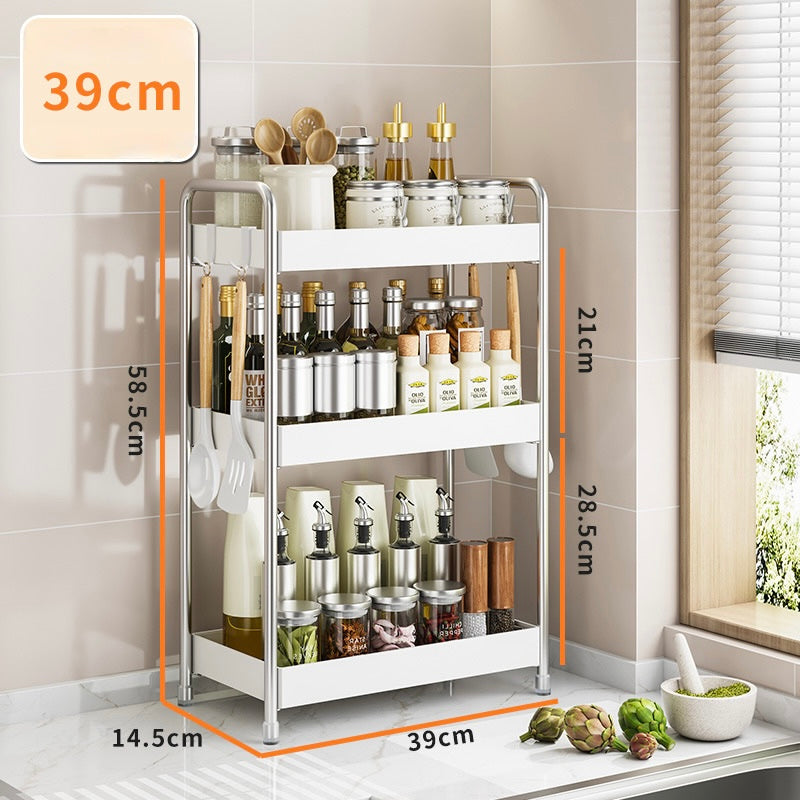 Stainless Steel Kitchen Countertop Spice Rack