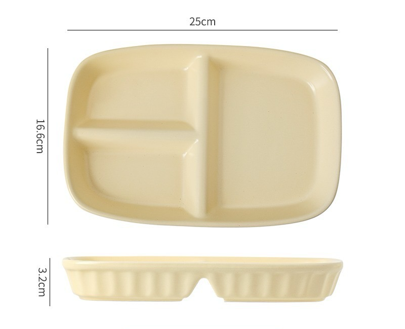 Cream Versatile 3-Piece Tableware Set