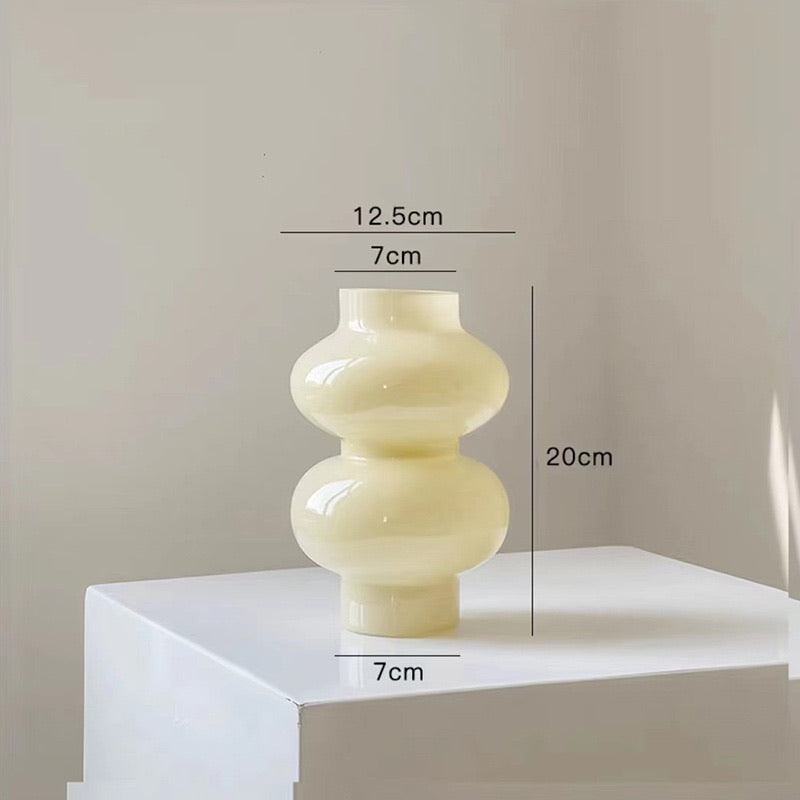 Modern Wavy Ceramic Vase