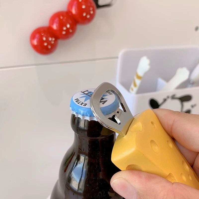 Fun Vegetable and Fruit-Shaped Refrigerator Magnet Bottle Opener