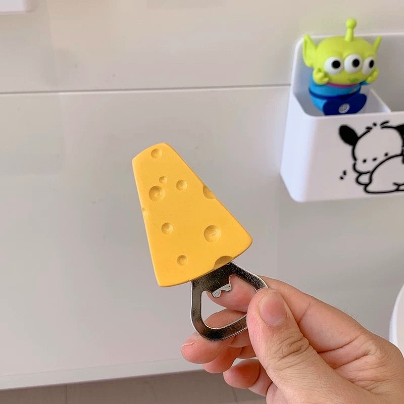 Fun Vegetable and Fruit-Shaped Refrigerator Magnet Bottle Opener
