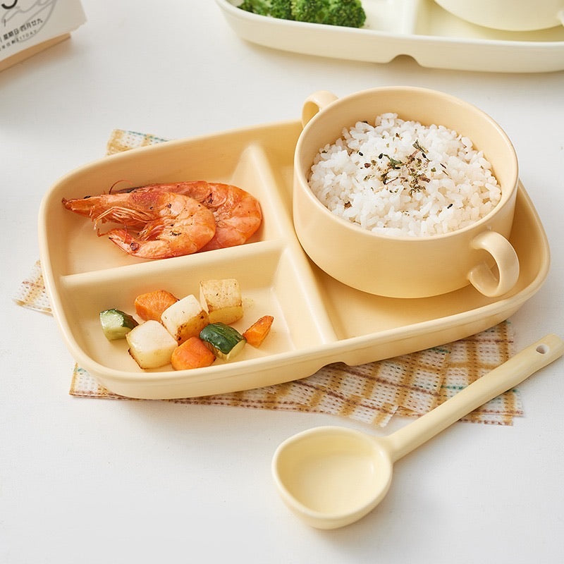 Cream Versatile 3-Piece Tableware Set