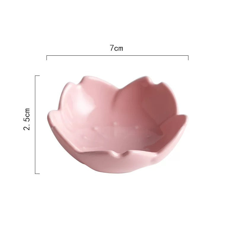 Creative Plum Blossom Ceramic Sauce Dish