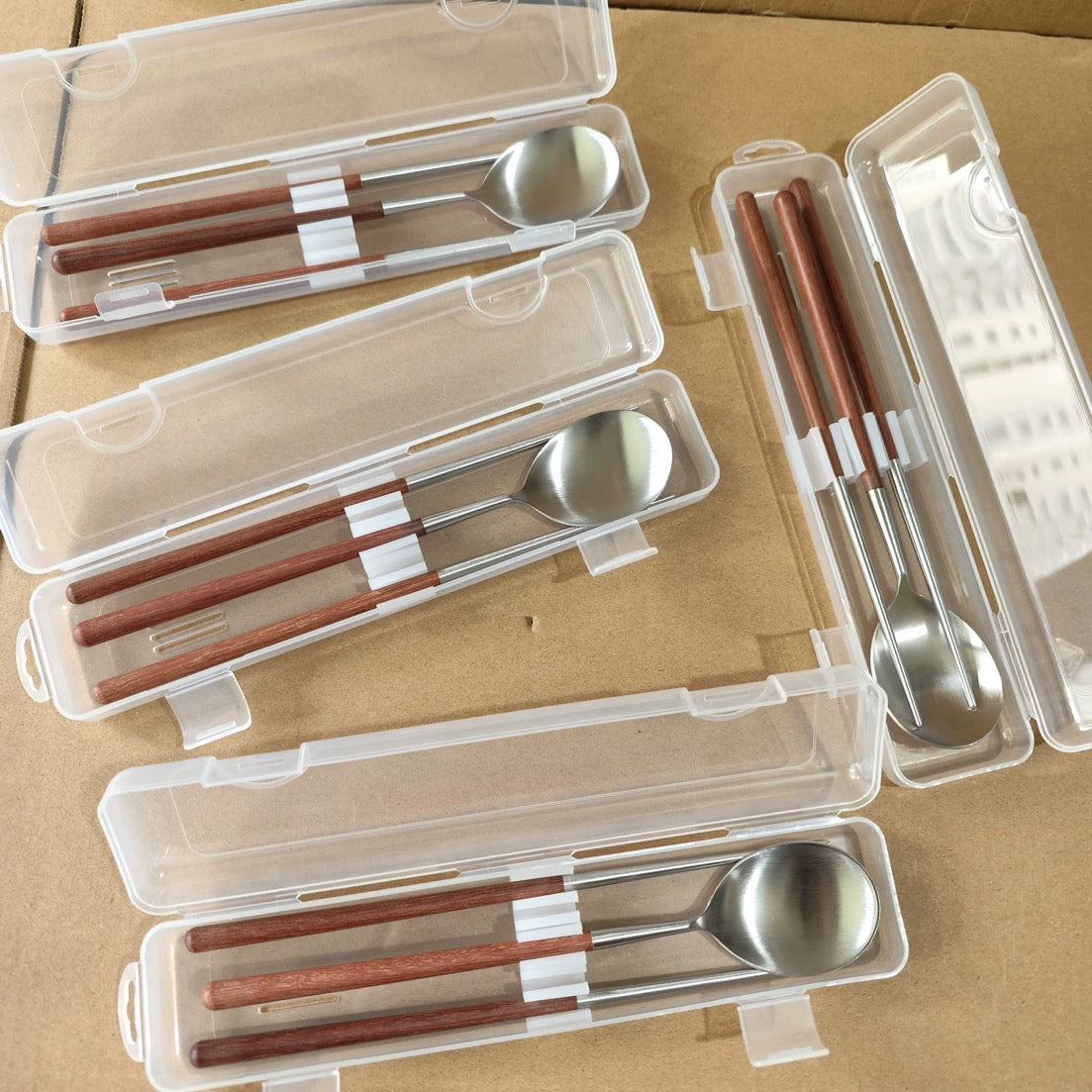 Japanese-style Chopsticks & Spoon Set (with Carrying Case)