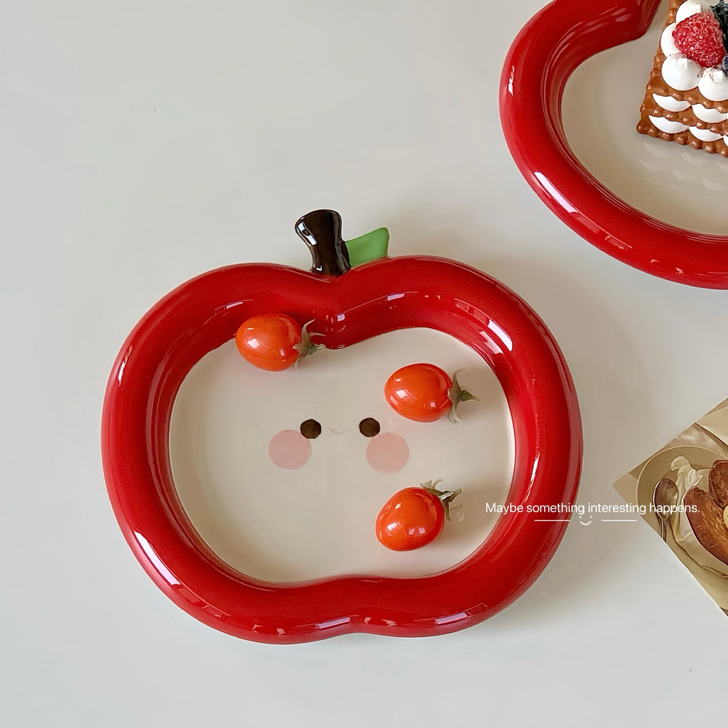 Cute Apple Shaped Plate
