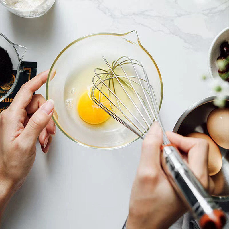 Japanese Borosilicate Glass Pouring Bowl (Small / Large Sizes Available)