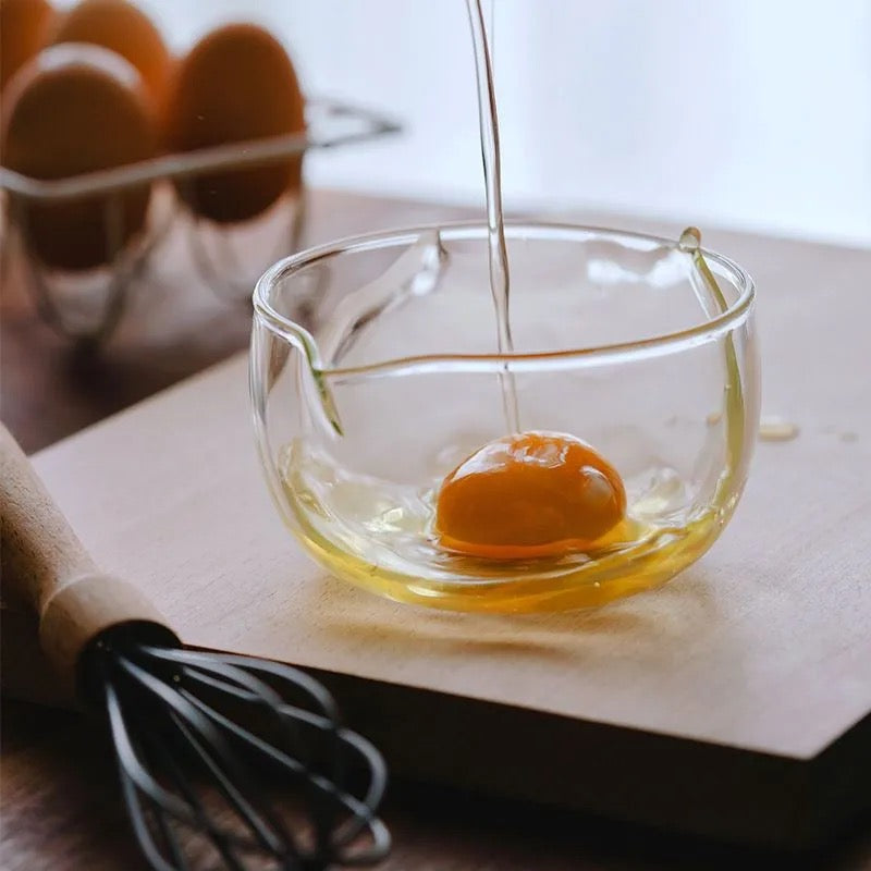 Japanese Borosilicate Glass Pouring Bowl (Small / Large Sizes Available)