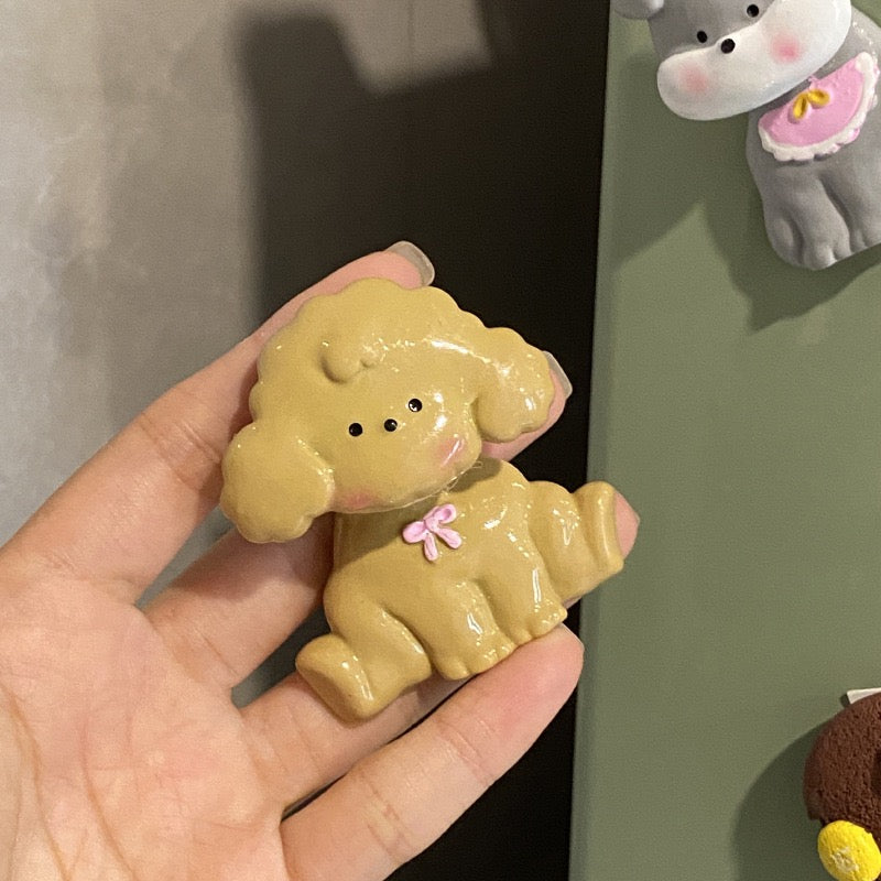 Cute Cartoon Wobbling Puppy Fridge Magnet (4 Styles Available)