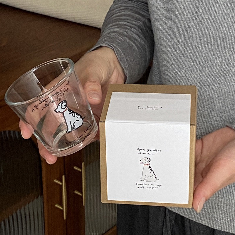 Japanese Niche Cartoon Dog Heat-Resistant Glass Cup