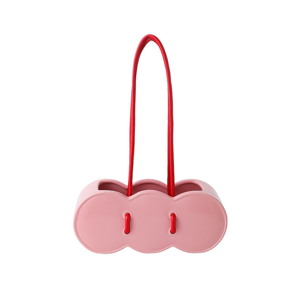 Creative Handbag-Shaped Flower Vase