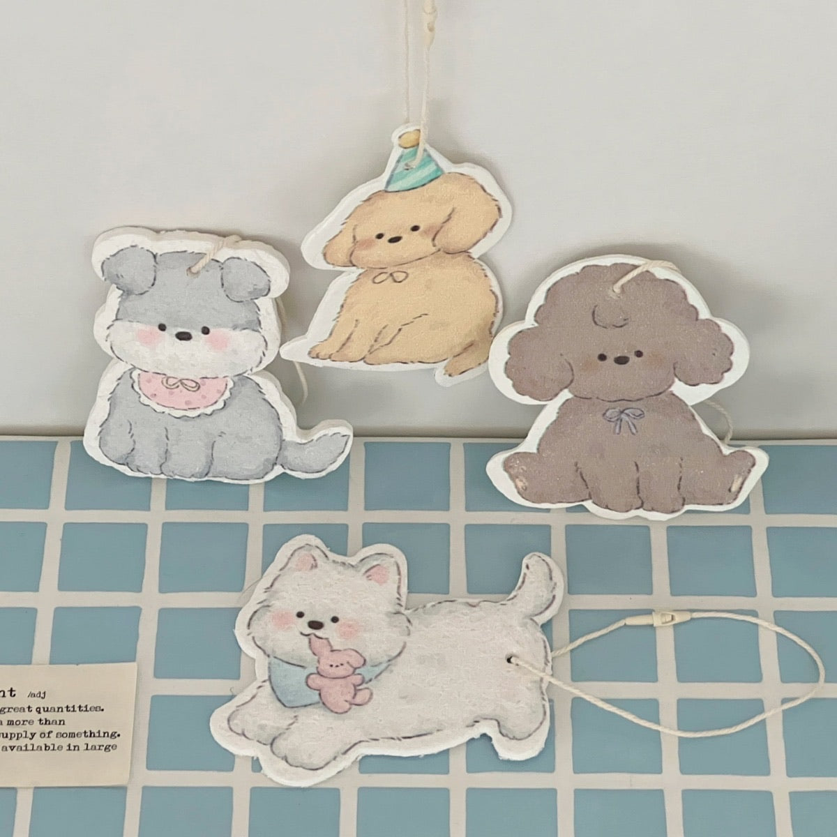 Cute Puppy Cellulose Sponge Dishcloth