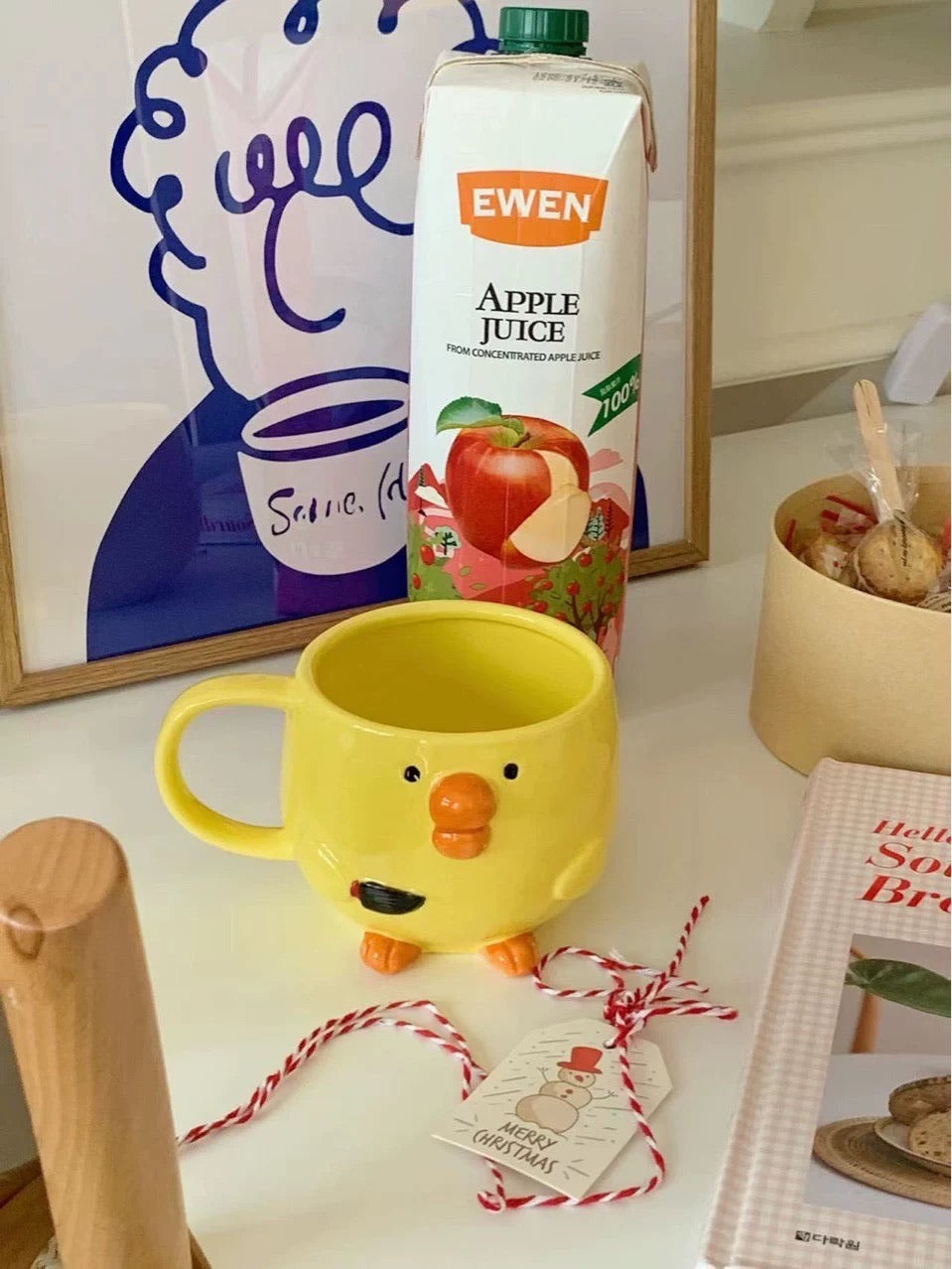 Cute Yellow Duck Ceramic Mug