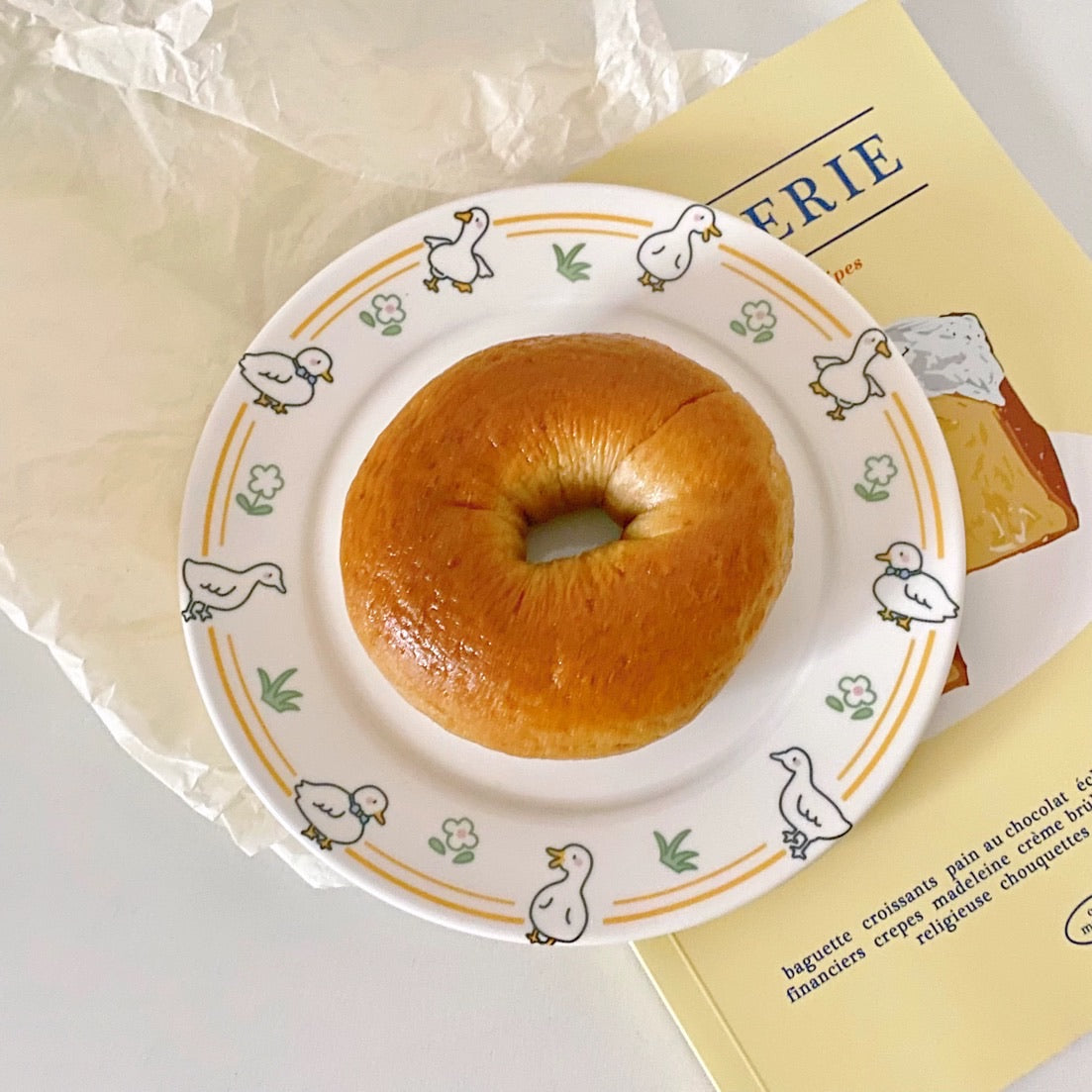Cute Duck Ceramic Plate