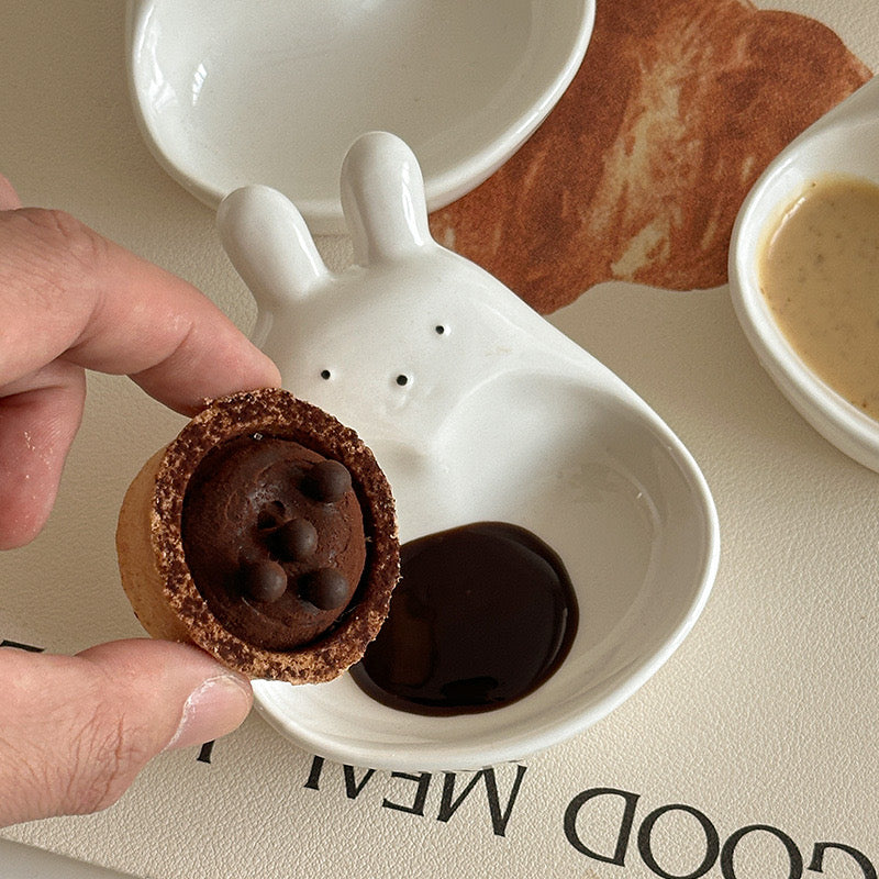 Bunny Ceramic Sauce Dish