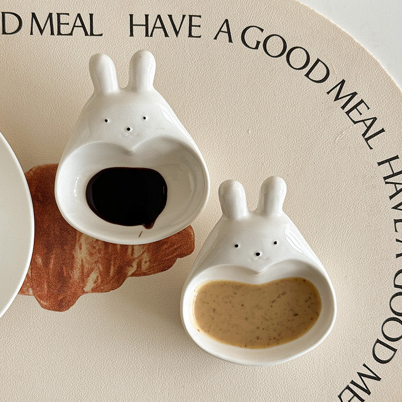 Bunny Ceramic Sauce Dish