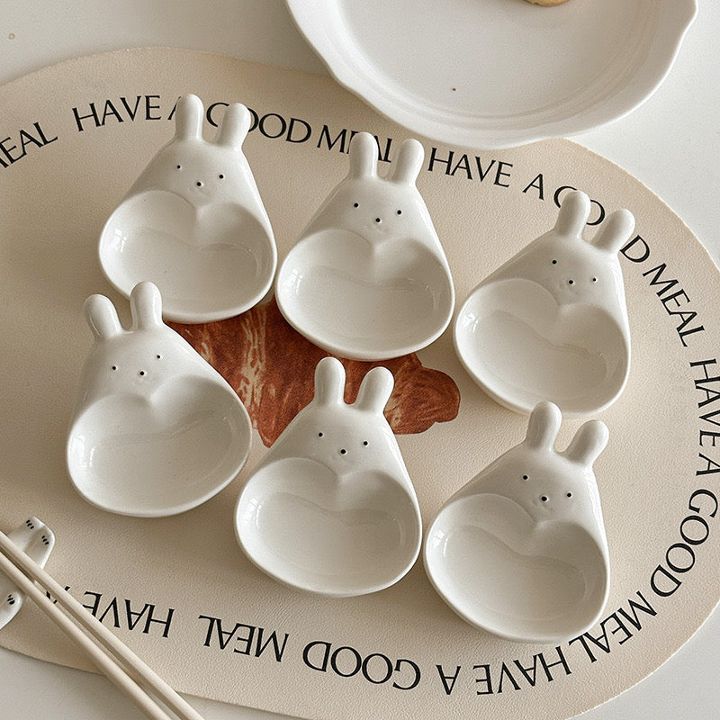 Bunny Ceramic Sauce Dish