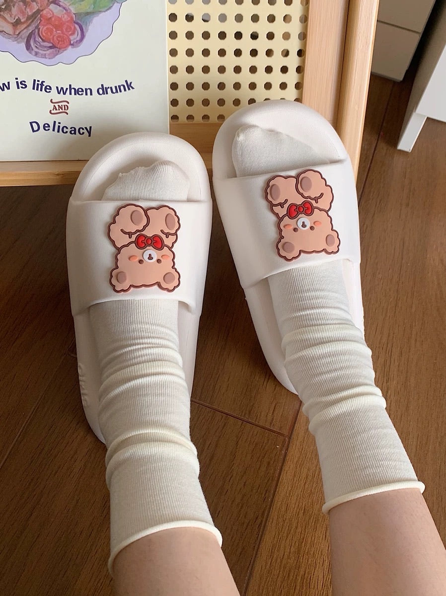Cute Teddy Bear Slippers for Women