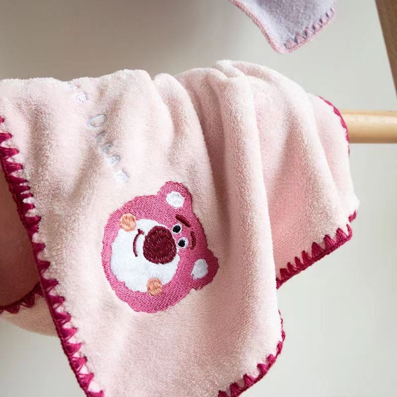 Strawberry Bear Bath Towel Set