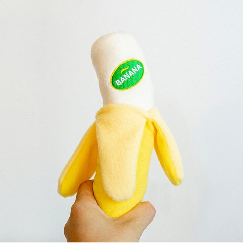 Cute Banana Hide&Seek Pet Toy