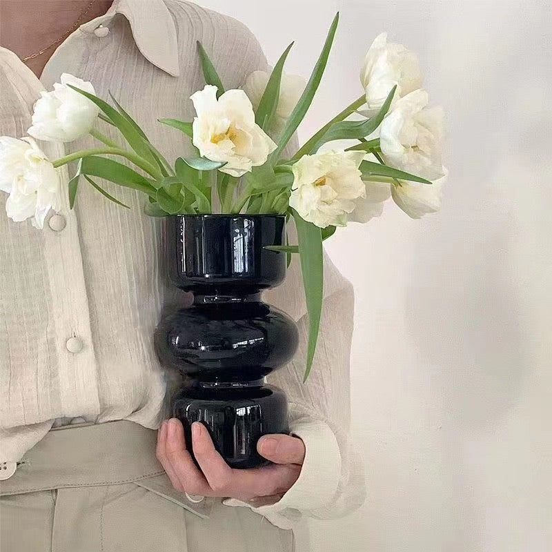 European Retro Artistic Glass Vase