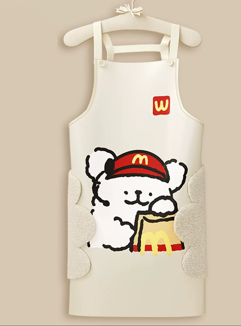 McDonald's Line-Art Dog Waterproof and Oilproof Apron