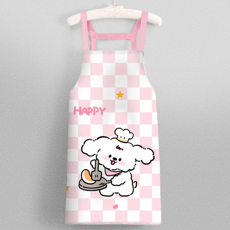 Adorable Chef Dog Canvas Apron