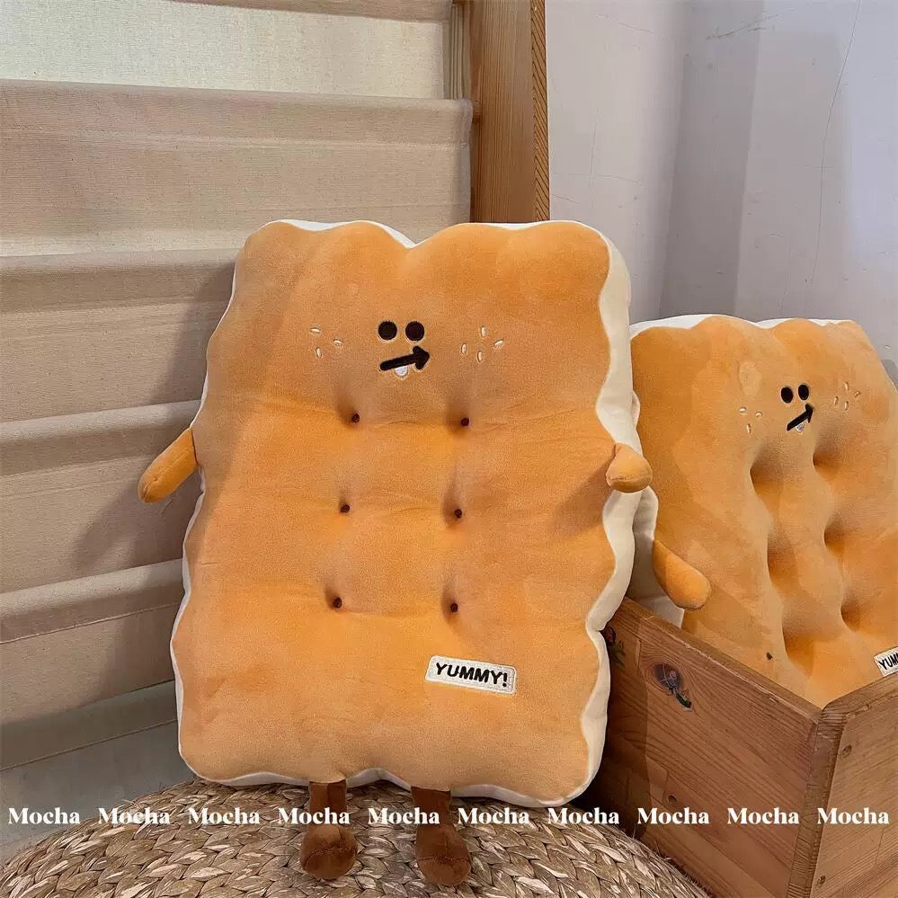 Biscuit Man Pillow Seat Cushion