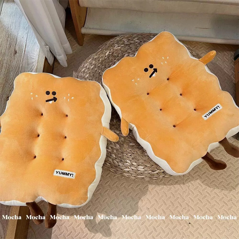 Biscuit Man Pillow Seat Cushion