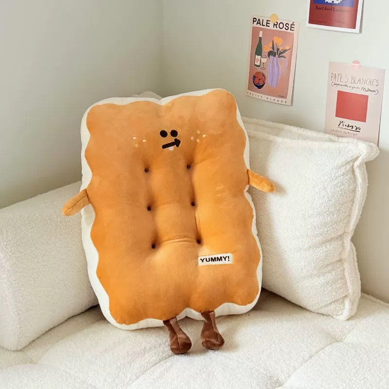 Biscuit Man Pillow Seat Cushion
