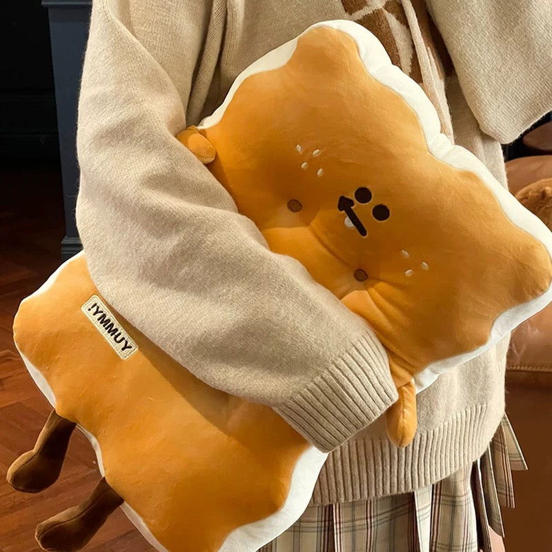 Biscuit Man Pillow Seat Cushion