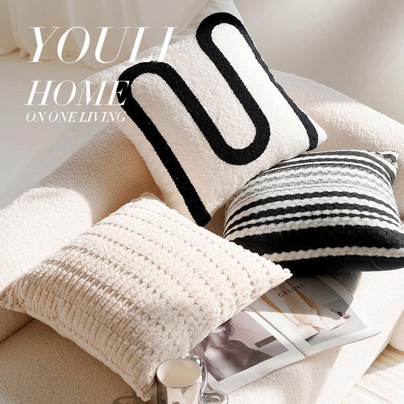 Modern Minimalist Luxury Pillow Cushion (Covers Only)