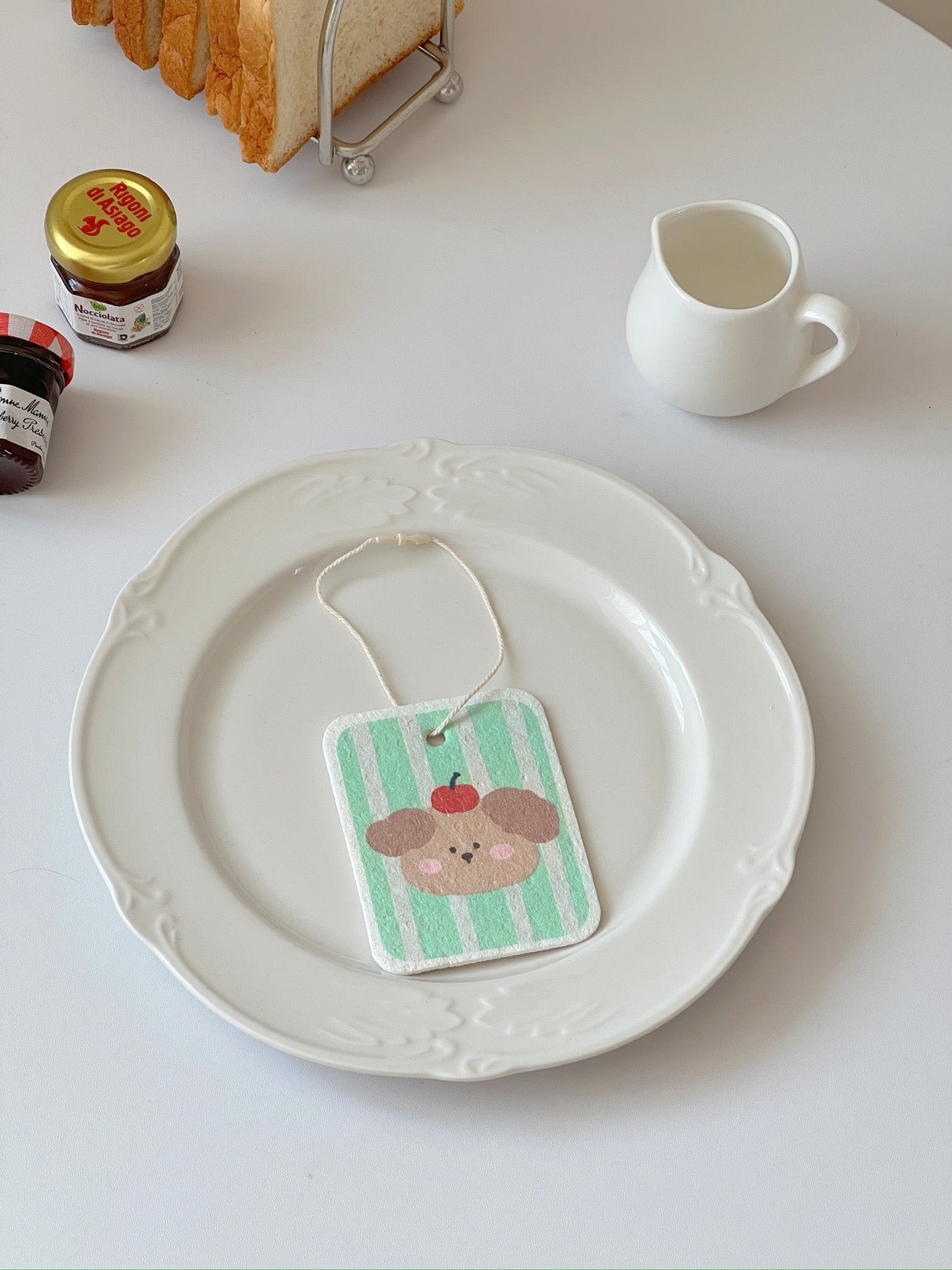 Cute Cartoon Wood Pulp Sponge Wipes