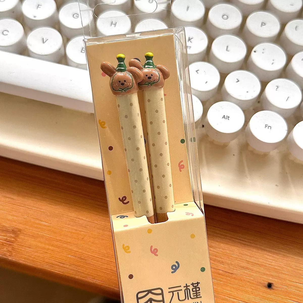 Cartoon Animal Bamboo Chopsticks (1 Pair)