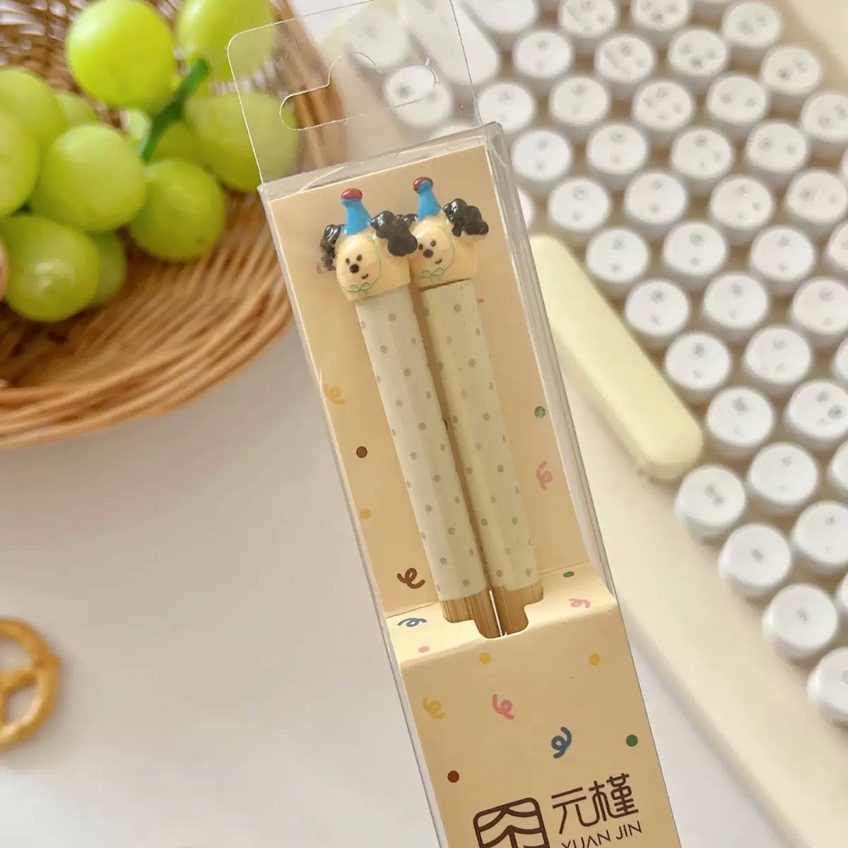 Cartoon Animal Bamboo Chopsticks (1 Pair)