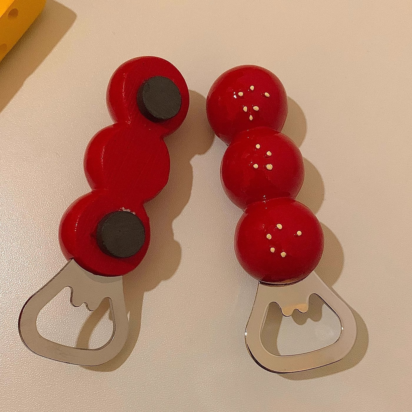 Fun Vegetable and Fruit-Shaped Refrigerator Magnet Bottle Opener