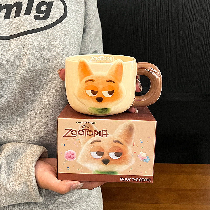 Zootopia 3D Relief Mug Set (Set of 2)