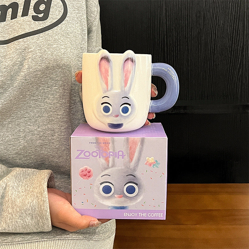 Zootopia 3D Relief Mug Set (Set of 2)