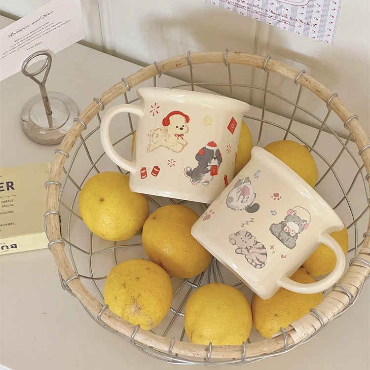 Adorable Pet-Themed Ceramic Mug