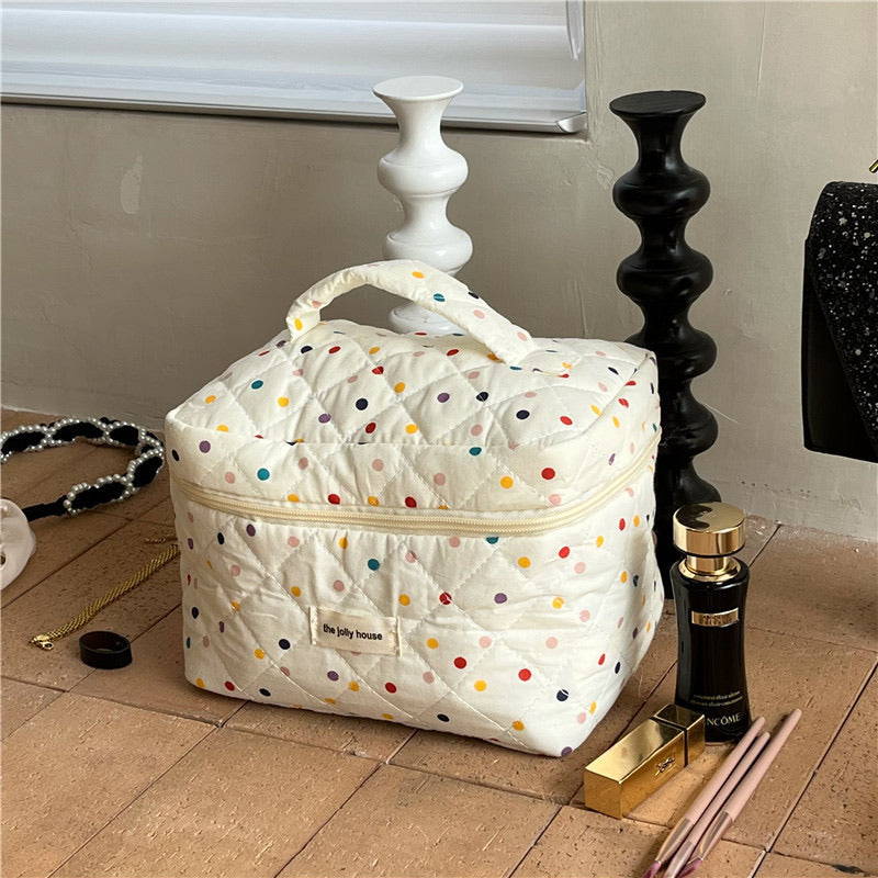 Vintage Colorful Cosmetic Bag