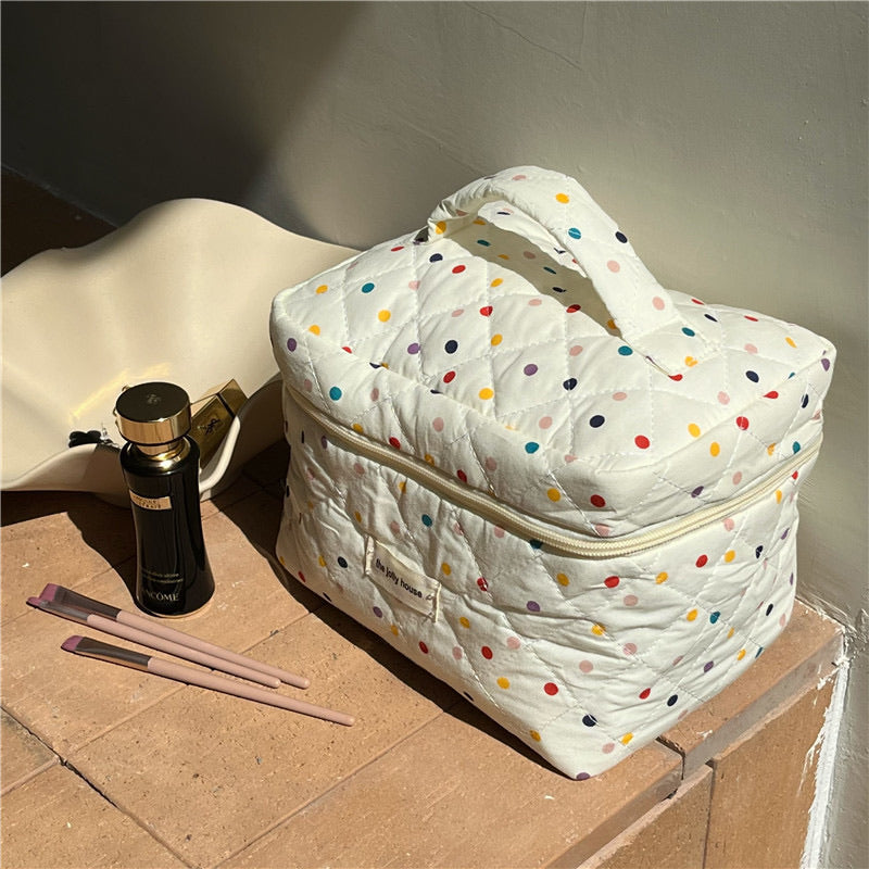 Vintage Colorful Cosmetic Bag