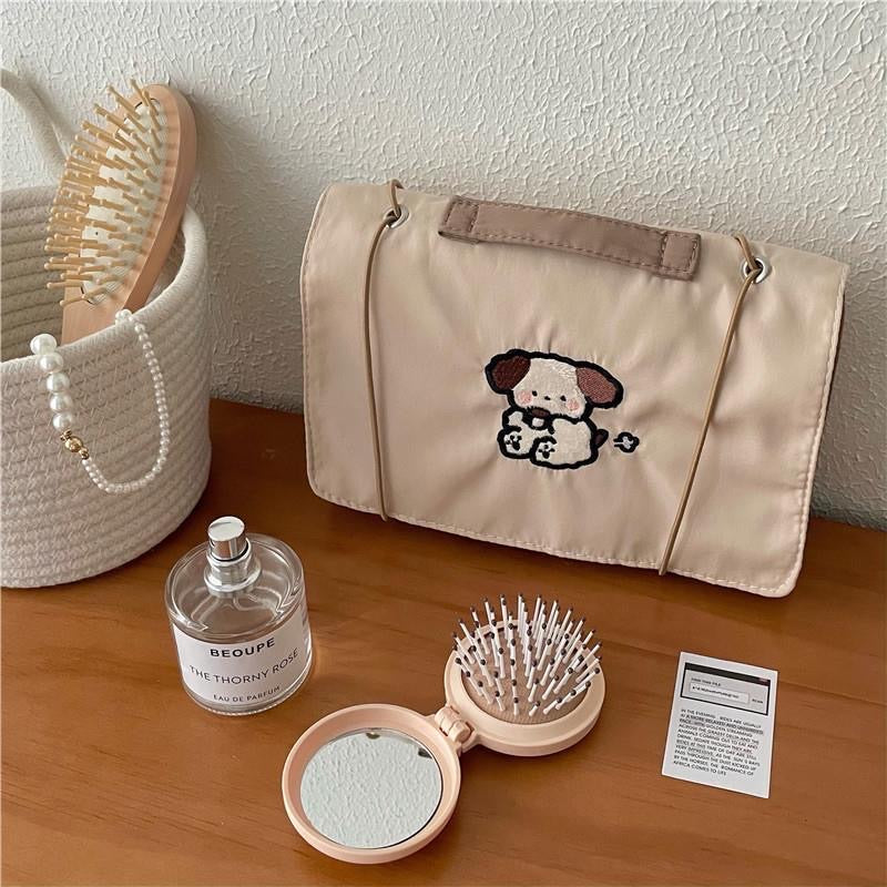 Cute Puppy Travel Organizer Cosmetic Bag