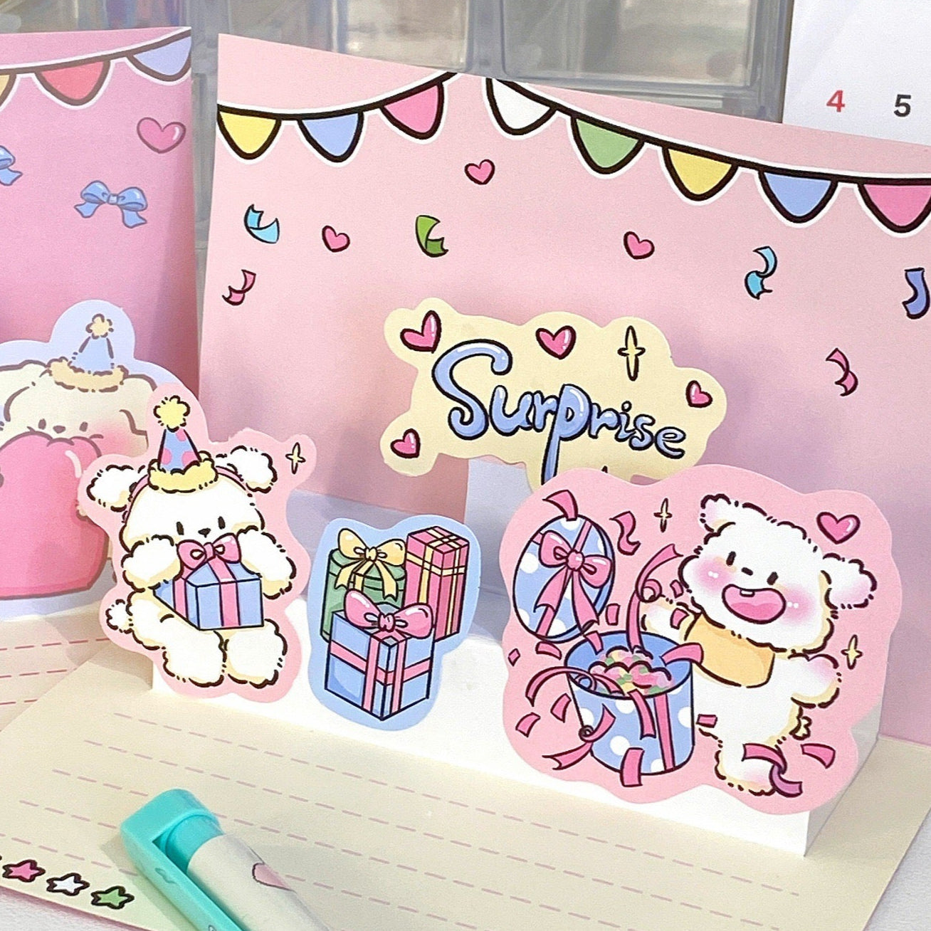 Cute 3D Pop-Up Greeting Card