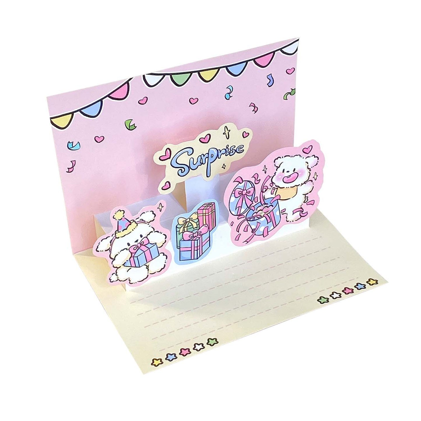 Cute 3D Pop-Up Greeting Card