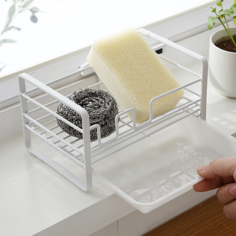 Multi-Functional Dishcloth Dish Drying Storage Rack
