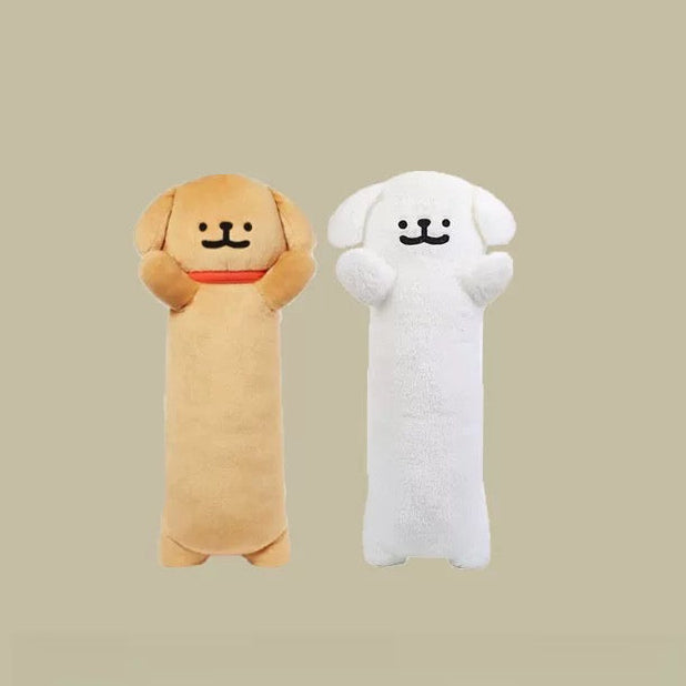 Korean Long Plush Puppy Pillow