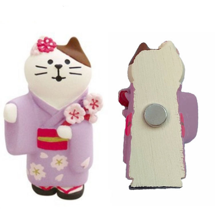 Japanese Cute Cat Refrigerator Magnet