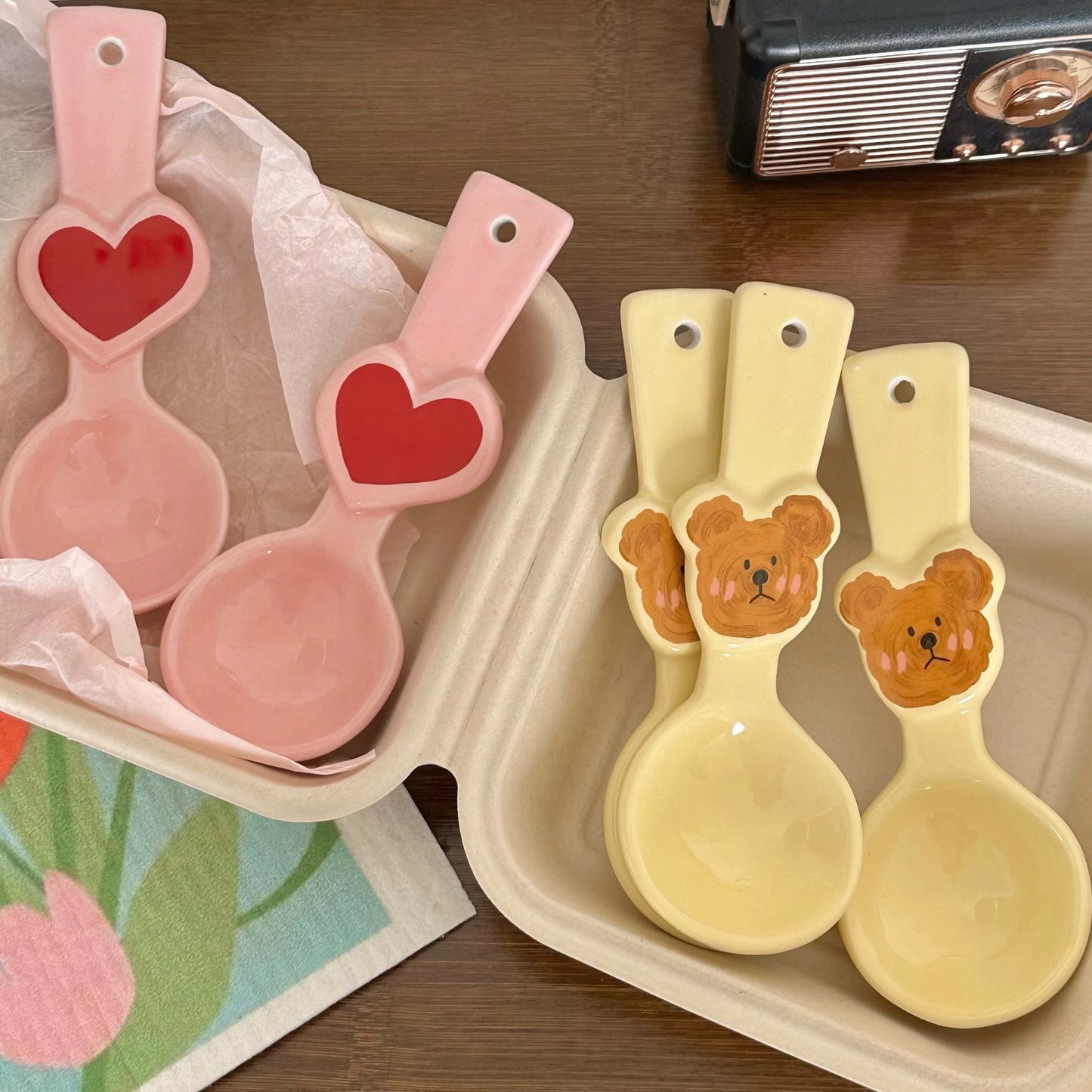 Cute Cartoon Ceramic Spoon