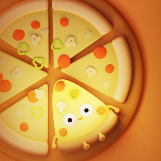 Cute Pizza Night Light