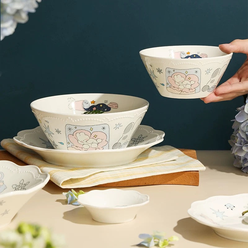 Dreamy Cartoon Ceramic Tableware