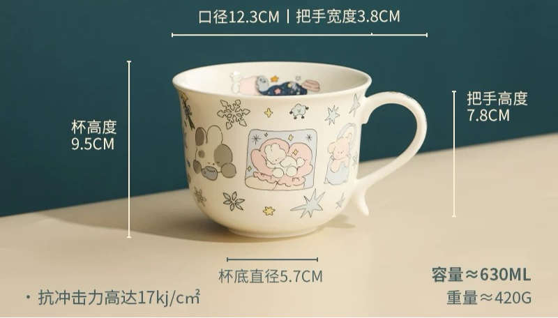 Dreamy Cartoon Ceramic Tableware